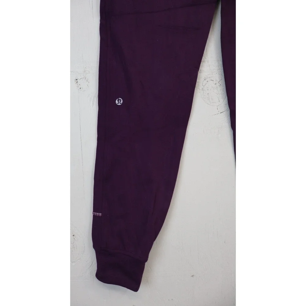 Womens Lululemon Purple Yoga Pants Gym Workouts Size 2‎ Joggers Draw String
